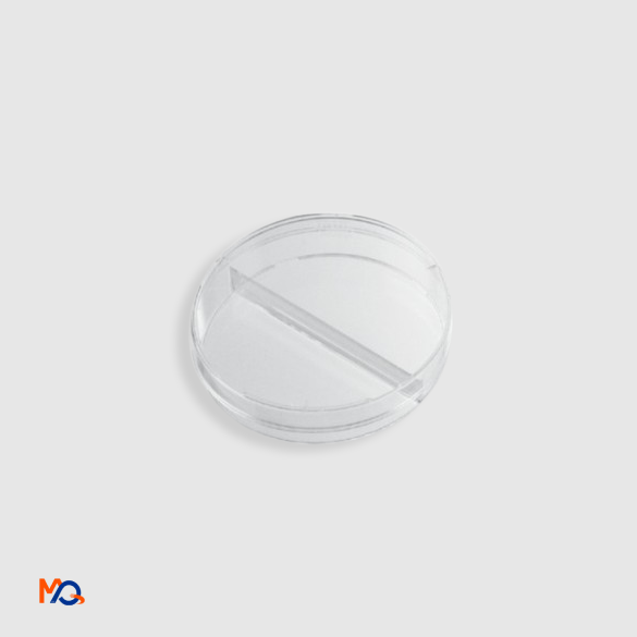 boite-de-petri-avec-compartiments-o-90mm-2compartiments-min Boite de Petri avec compartiments - ø 90mm – Image 1