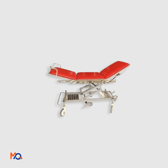 chariot-de-transport-de-malade-a-hauteur-variable-avec-barreaux-en-aluminium-min Chariot de transport de malade à hauteur variable avec barreaux en aluminium – Image 1