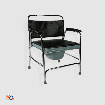 Chaise toilette fixe en acier