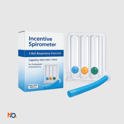 Spiromètre incitatif volumétrique pour rééducation respiratoire plage 600–1200 ml